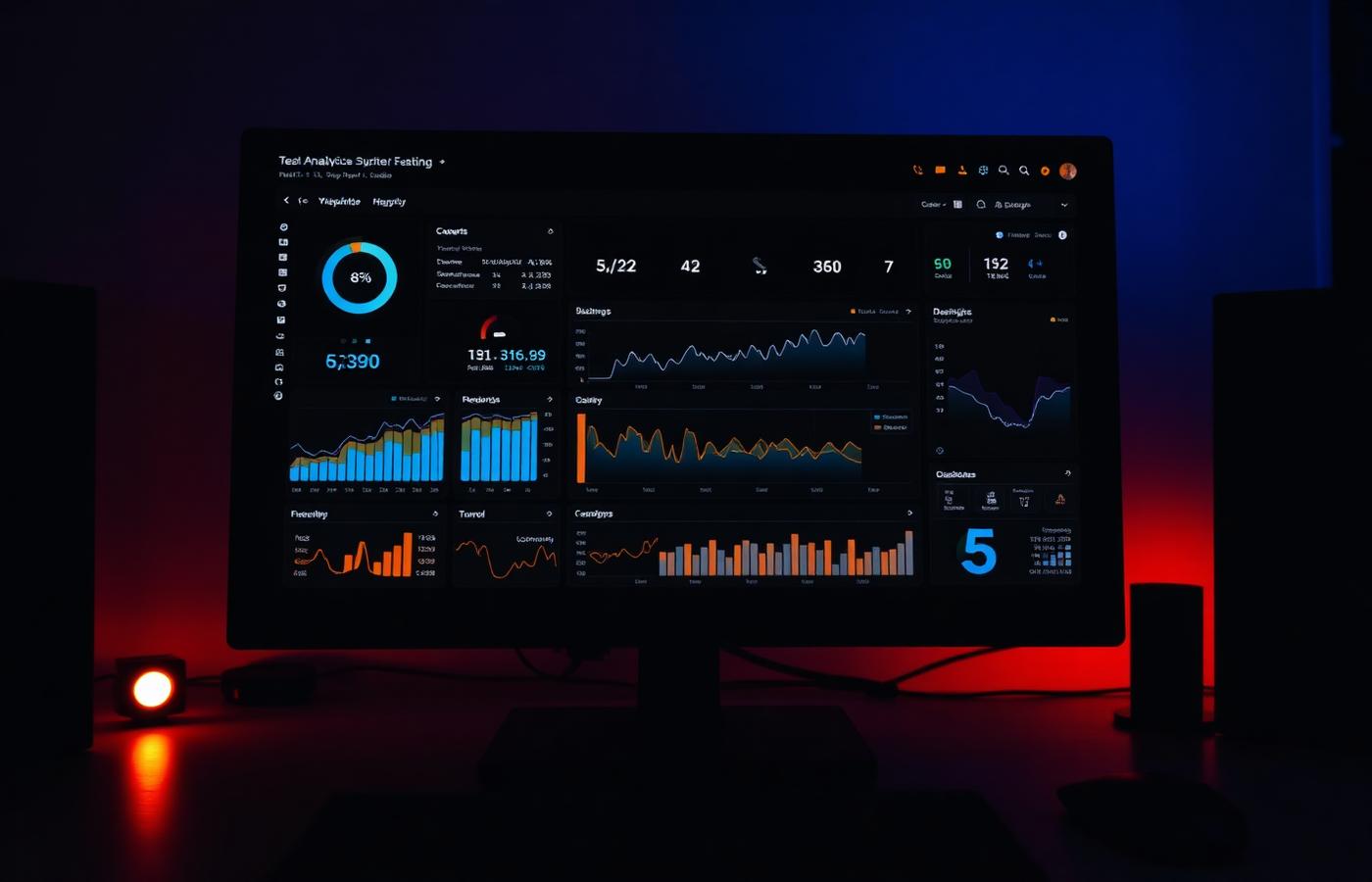 Analytics dashboard built by SEB'TECH